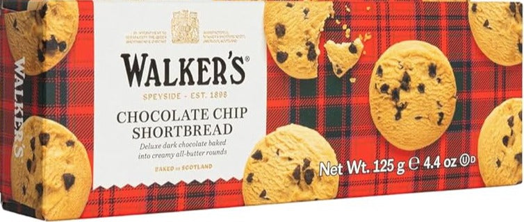 Walkers Chocolate Chip Shortbread - Case of 12