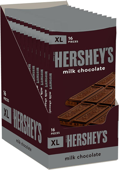 Hershey’s XL Milk Chocolate Bar 120g - 12ct