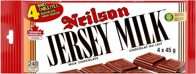 Neilson Jersey Milk Chocolate Bar 45g x 4 Pack - Case of 24