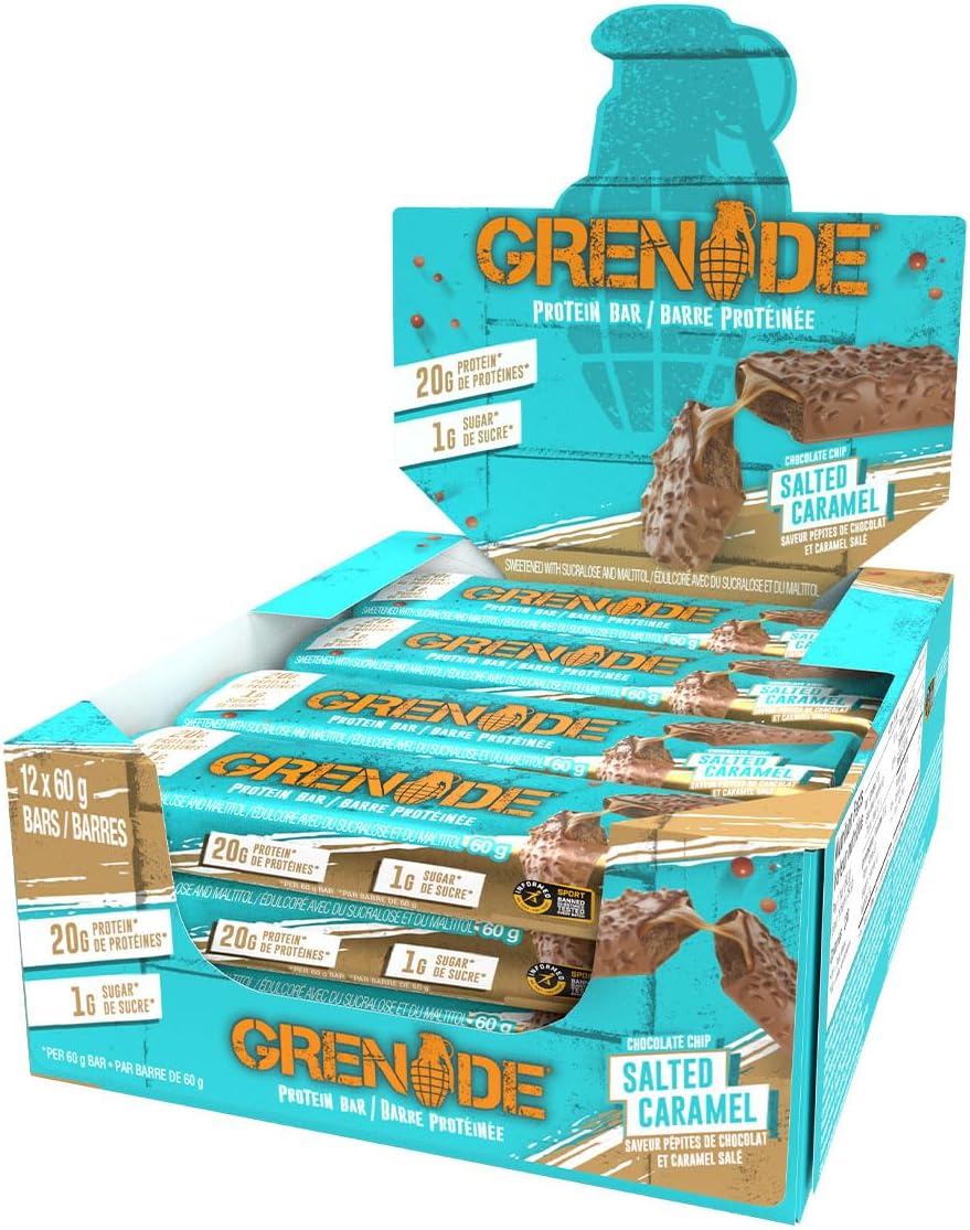 Grenade Protein Bar Salted Caramel 60g - 12ct