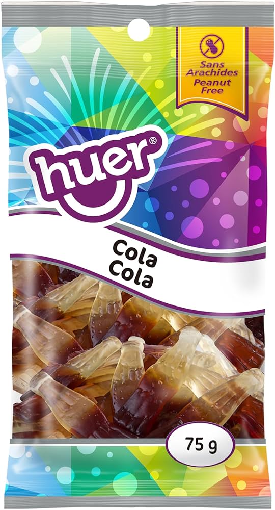 Huer Cola Gummies 75g - Case of 12