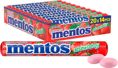 Mentos Strawberry 37g - 20ct