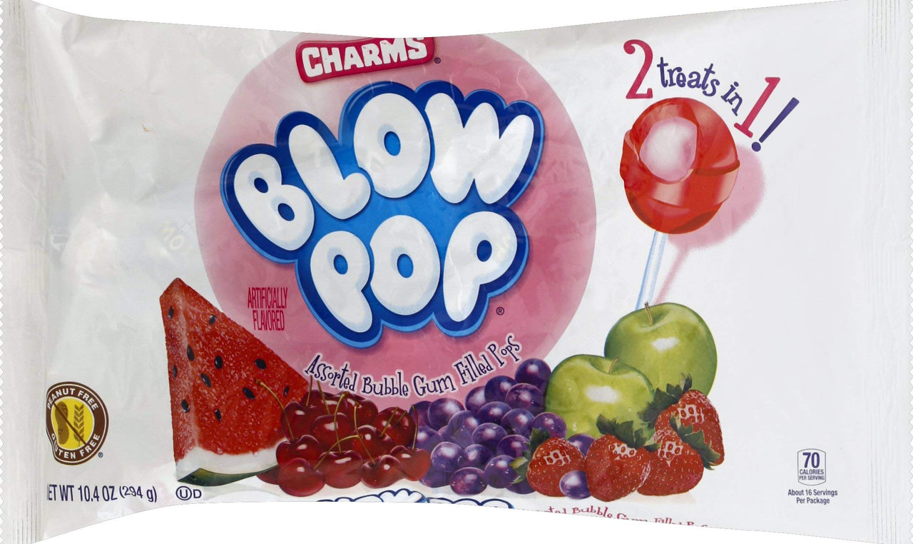 Charms Blow Pop 2 Way Bag 294g - Case of 12