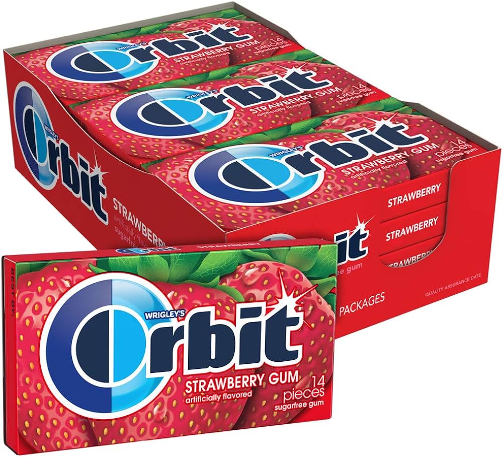 Orbit Strawberry Gum - 12ct