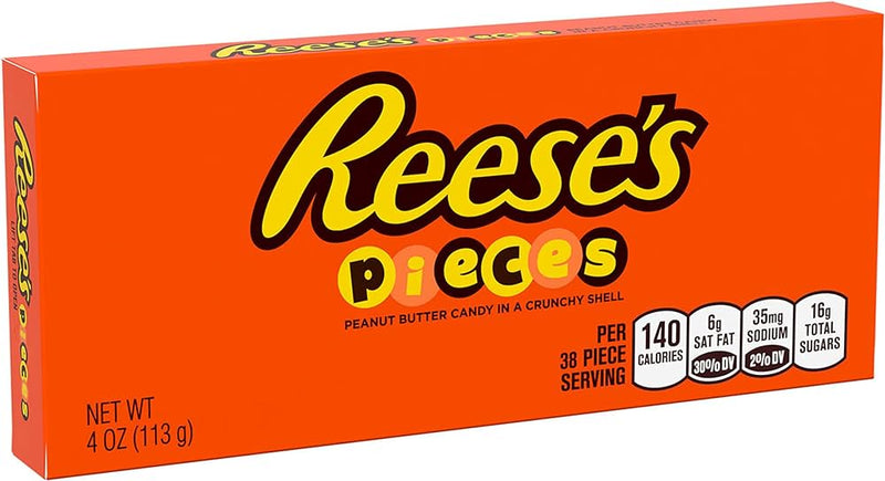 Reese's Theatre Box Pieces Peanut Butter (113g) - Box of 12