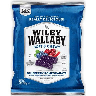 Wiley Wallaby Blueberry Pomegranate Licorice Peg Bag - Case of 12