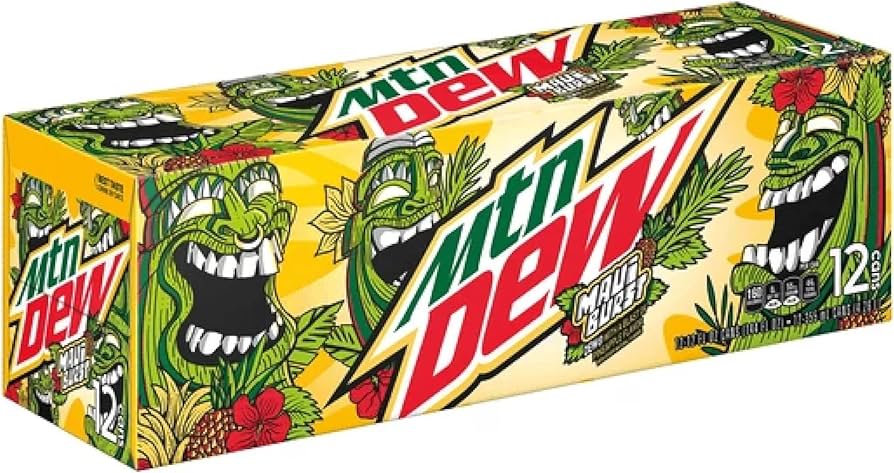 Mountain Dew Maui Burst - Case of 12