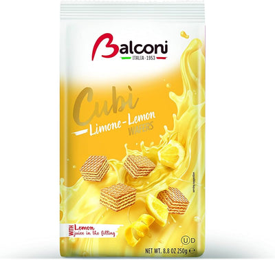 Balconi Cubi Lemon Wafers 250g