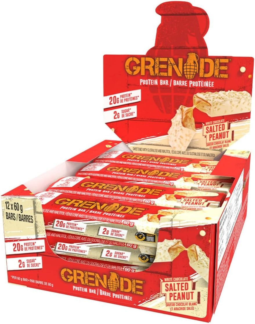 Grenade Protein Bar Salted Peanut 60g - 12ct