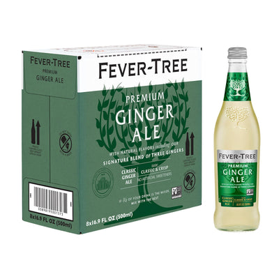 Fever-Tree Ginger Ale Bottles 500ml - 8 Pack