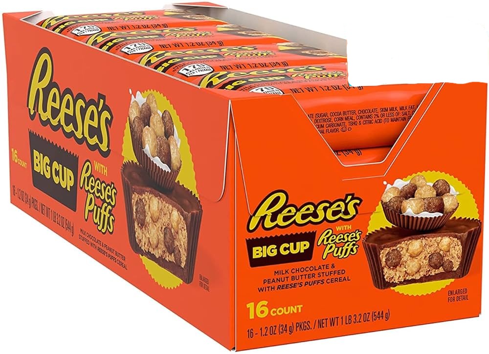 Reese's Puffs Big Cup 34G - 16Ct