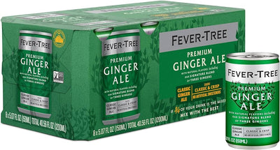 Fever-Tree Premium Ginger Ale Cans 150ml - 8 Pack