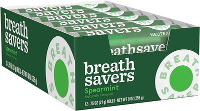 Breath Savers Spearmint Rolls - 18ct