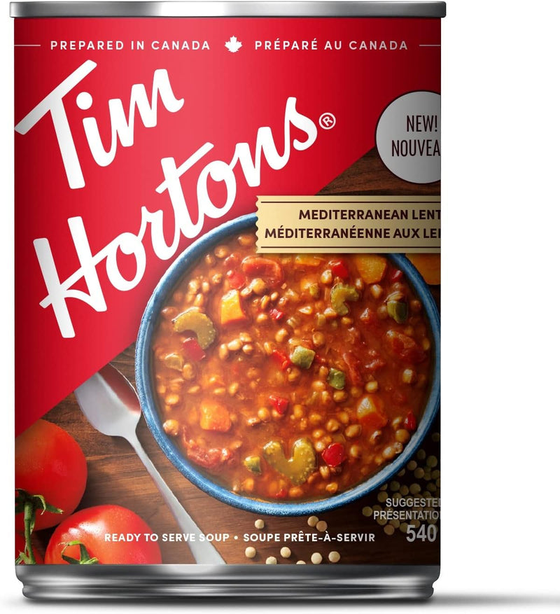 Tim Hortons Mediterranean Lentil 540ml - Case of 12