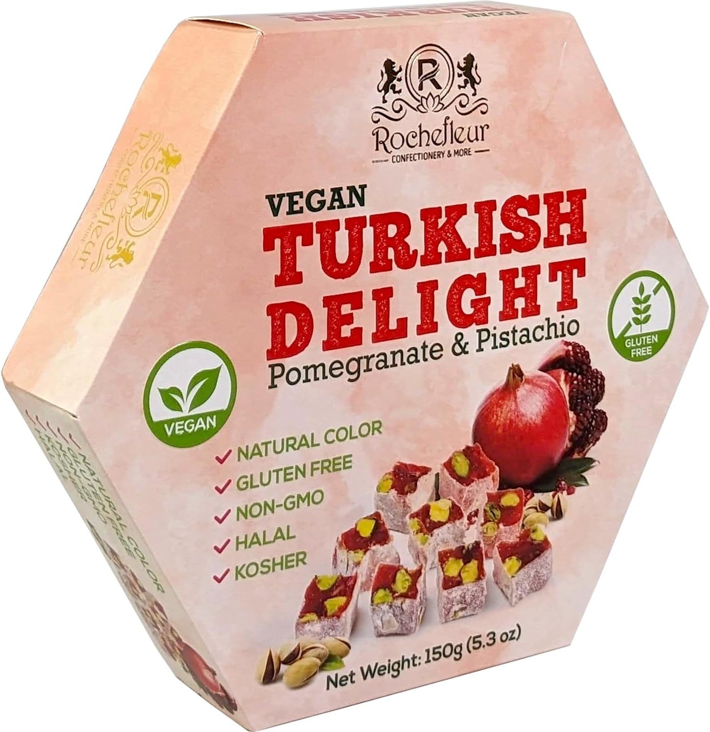 Turkish Delight Pomegranate & Pistachio (Case of 8)