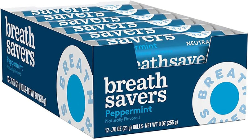 Breath Savers Peppermint Rolls - 24ct