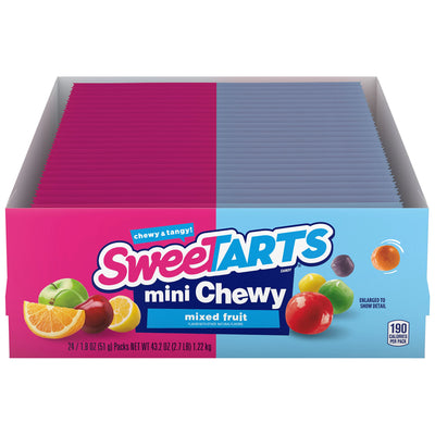 Sweetarts Mini Chewy Mixed Fruit 51g - 24ct