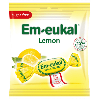 Em-eukal Lemon Sugar Free 50g - Case of 12