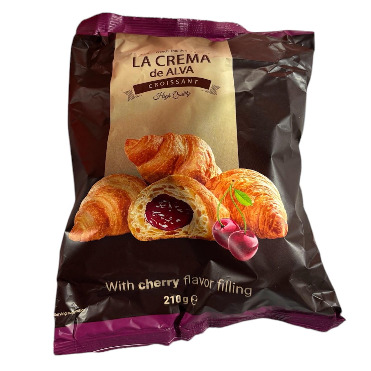 La Crema de Alva Cherry Croissant 210g - Case of 12