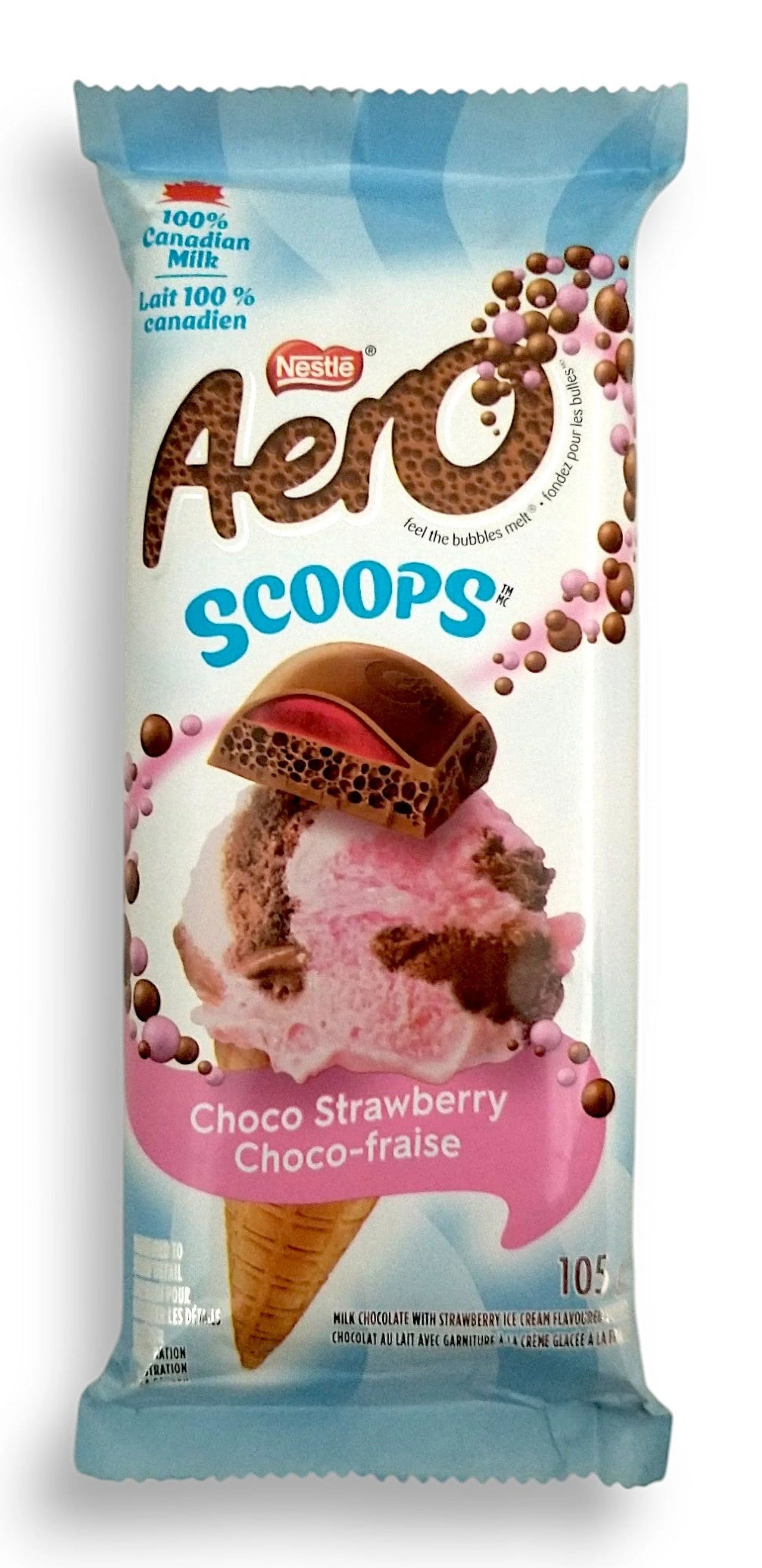 Aero Scoops Choco Strawberry 105g - Case of 15