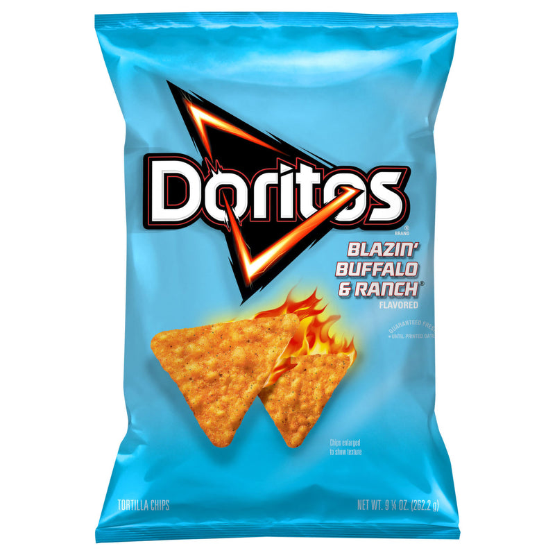 Doritos Blazin’ Buffalo & Ranch Tortilla Chips 262.2g - 8 Pack