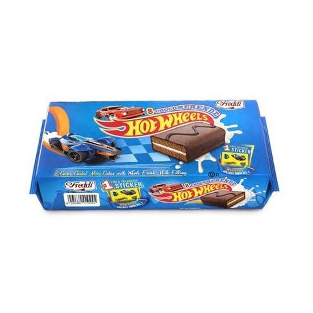 Hot Wheels Chocomerende 8 Cocoa Coated Mini Cakes 240g - Case of 12