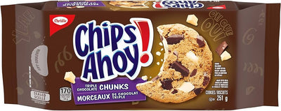 Chips Ahoy! Triple Chocolate Chunky Cookies 251g