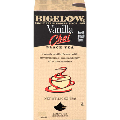 Bigelow Tea Vanilla Chai 28ct - Case of 12