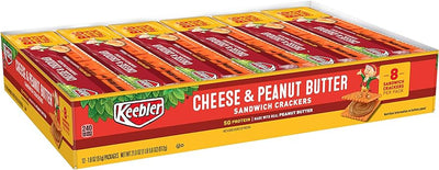 Keebler Cheese & Peanut Butter Sandwich Crackers - 12ct