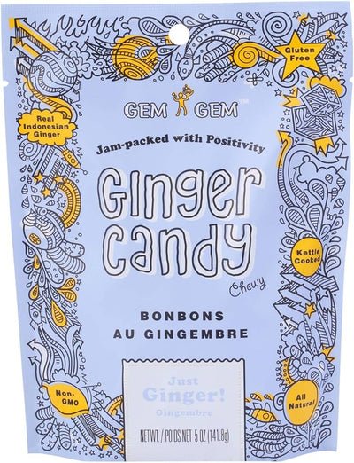 Gem Gem Just Ginger Candy - Case of 12