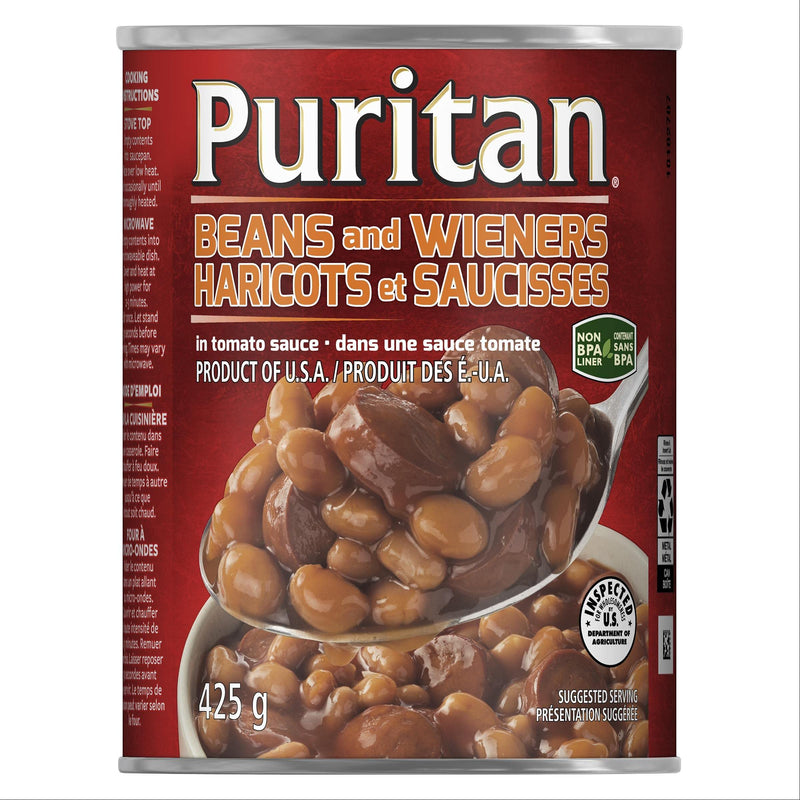 Puritan Beans & Wieners 425g - Case of 12