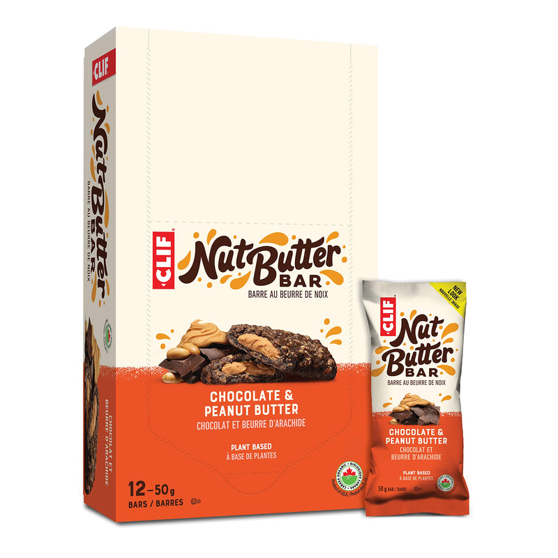 Clif Nut Butter Bar Chocolate Peanut Butter 50G 12Ct