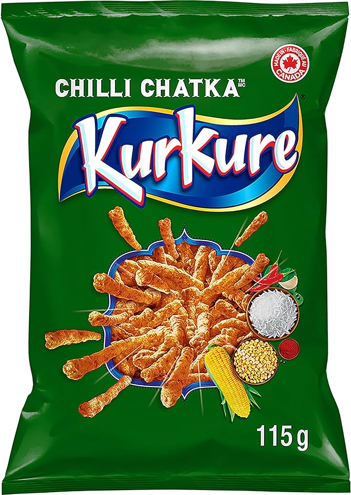 Kurkure Chili Chatka Chips 115g (Case of 30)