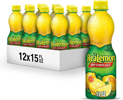 Realemon Lemon Juice 440ml - Case of 12