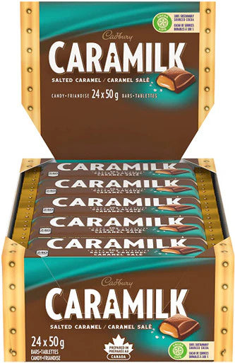 Caramilk Salted Caramel Bars 50g - 24ct