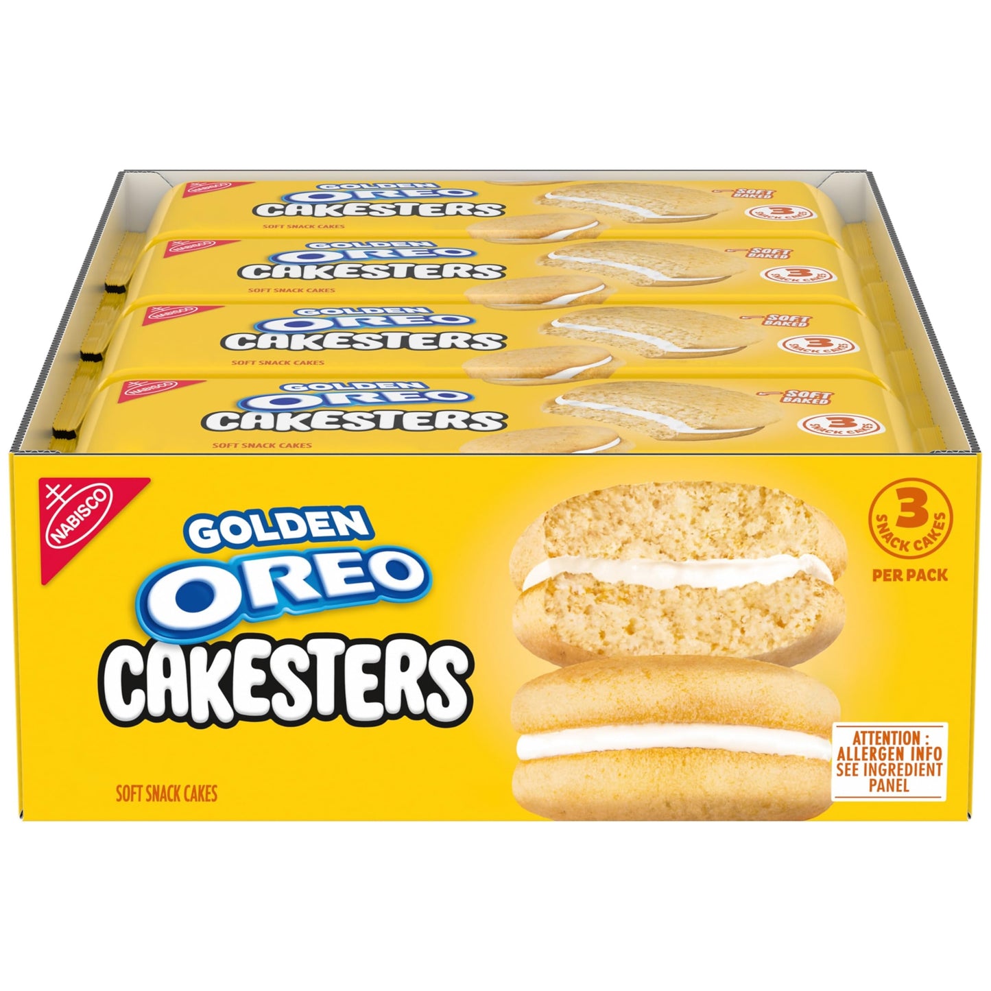 Oreo Cakesters Golden 86g - 8ct