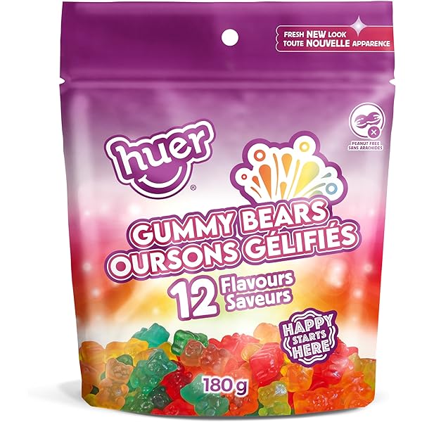 Huer Gummy Bears 180g (Case of 12)