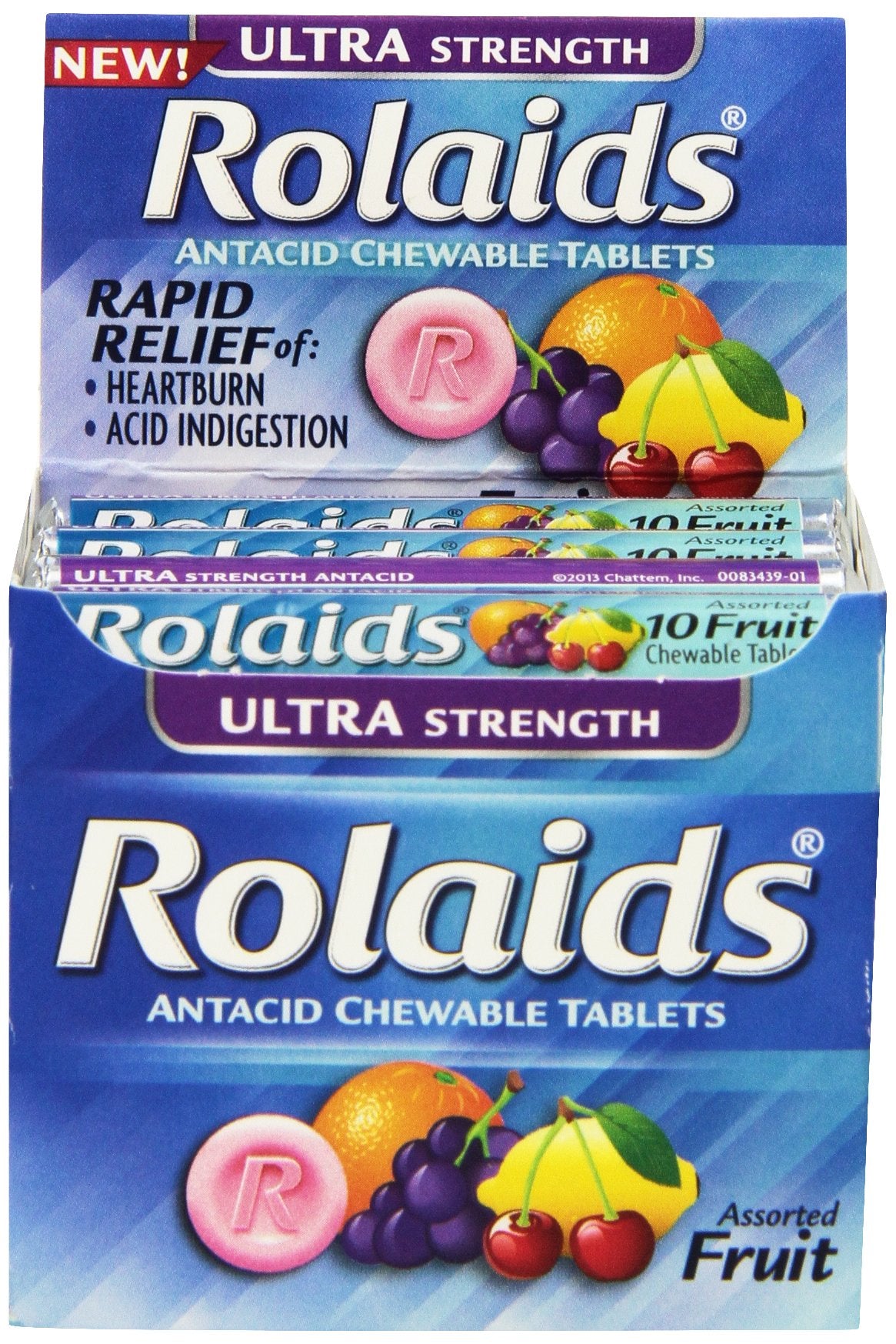 Rolaids Ultra Strength Fruit Antacid - 12ct