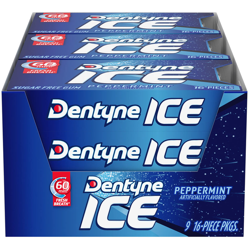 Dentyne Ice Peppermint Gum - 9ct