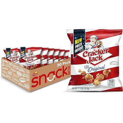 Cracker Jack Original Popcorn Peg Bag - Case of 30