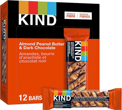 Kind Almond Peanut Butter & Dark Chocolate Bars 40g - 12ct