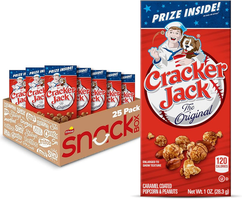 Cracker Jack Original Popcorn Theater Box - Case of 25