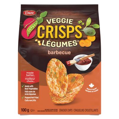 Dare Veggie Crisps Barbecue 100g - Case of 12