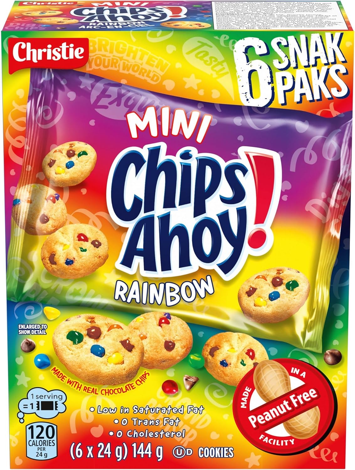 Chips Ahoy! Mini Rainbow Cookies 24g - 6pk