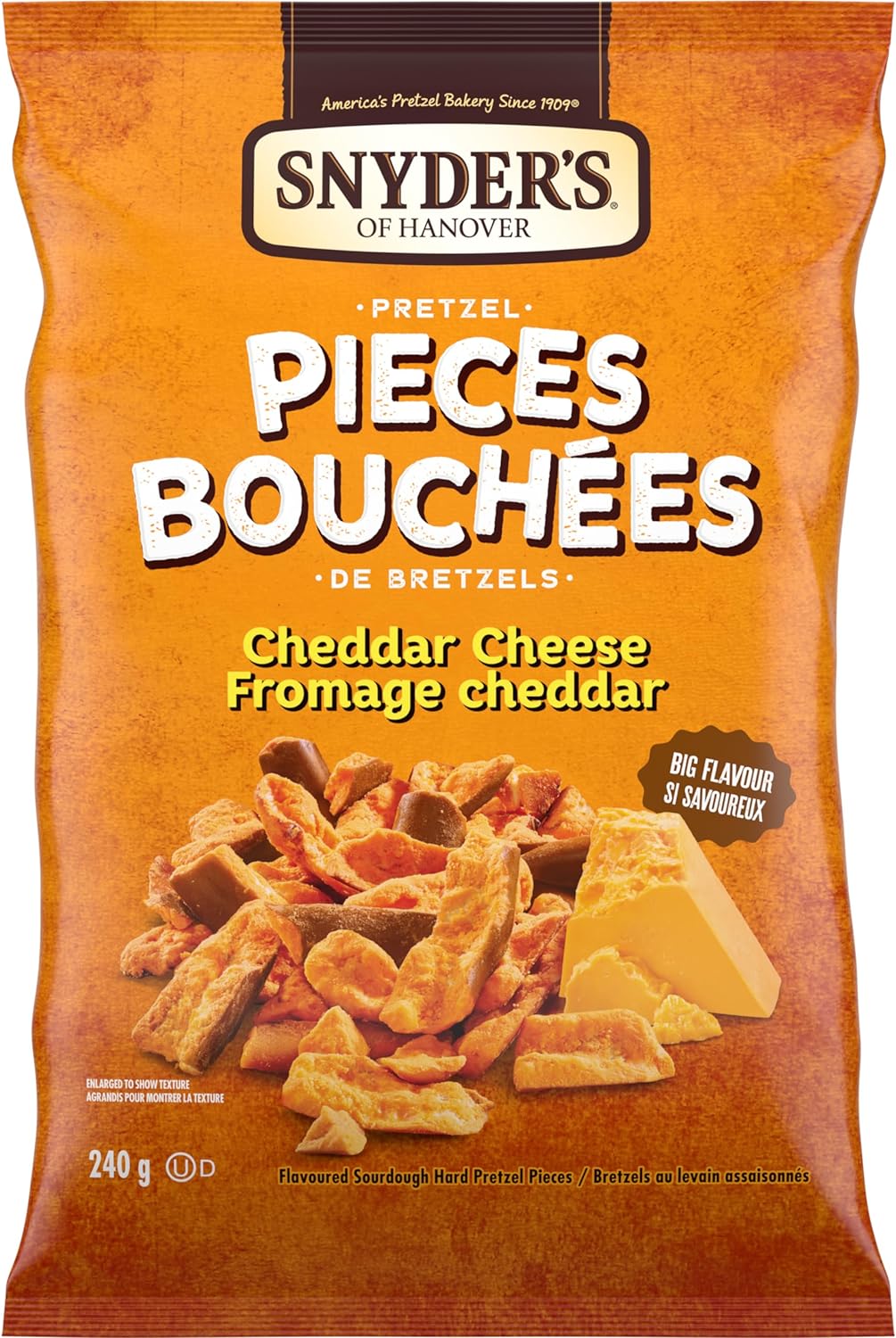 Snyder's Pretzel Pieces Cheddar Cheese - Case of 12