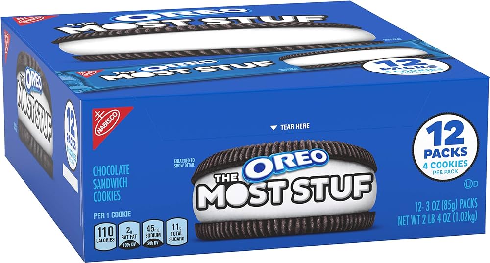 Oreo The Most Stuf Cookies - 12ct