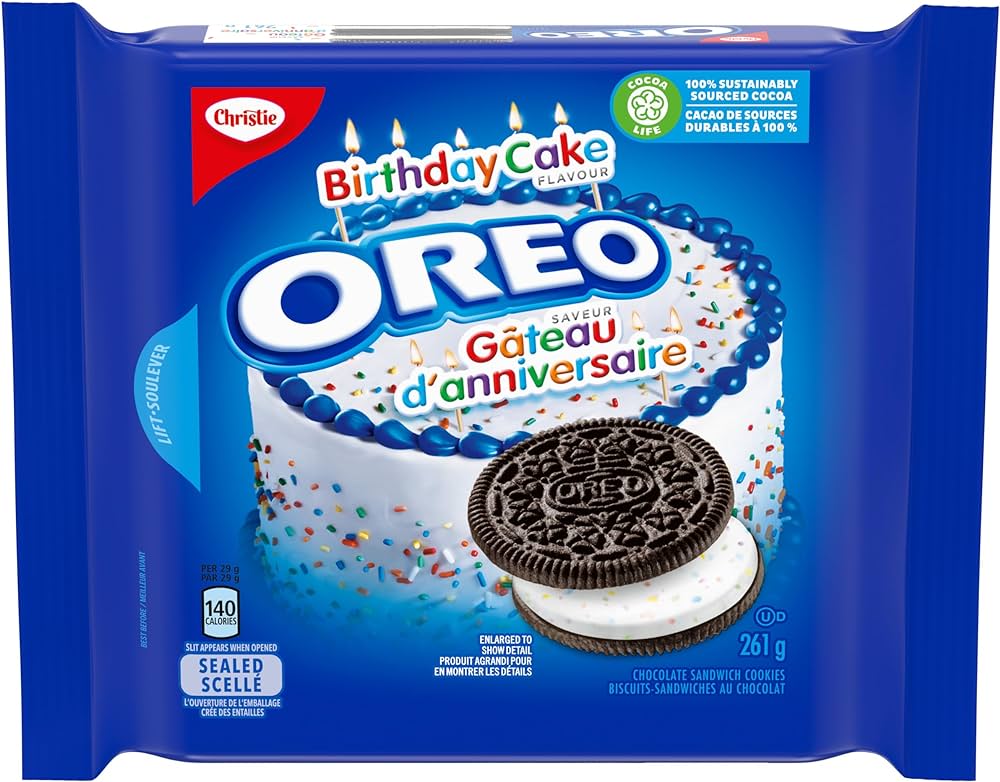 Oreo Birthday Cake Cookies 261g - Case of 12