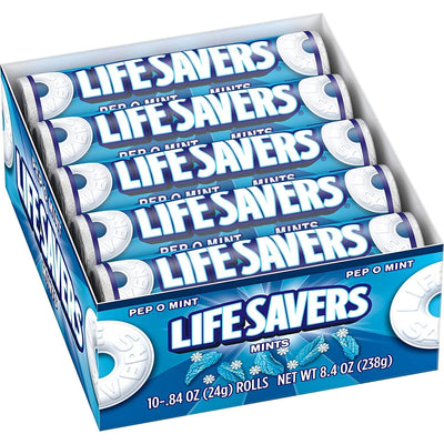 Lifesavers Pep O Mint Rolls - 20ct