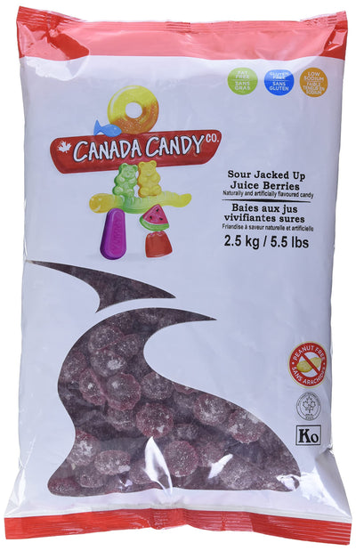 Canada Candy Sour Jacked Up Juice Berries 2.5kg