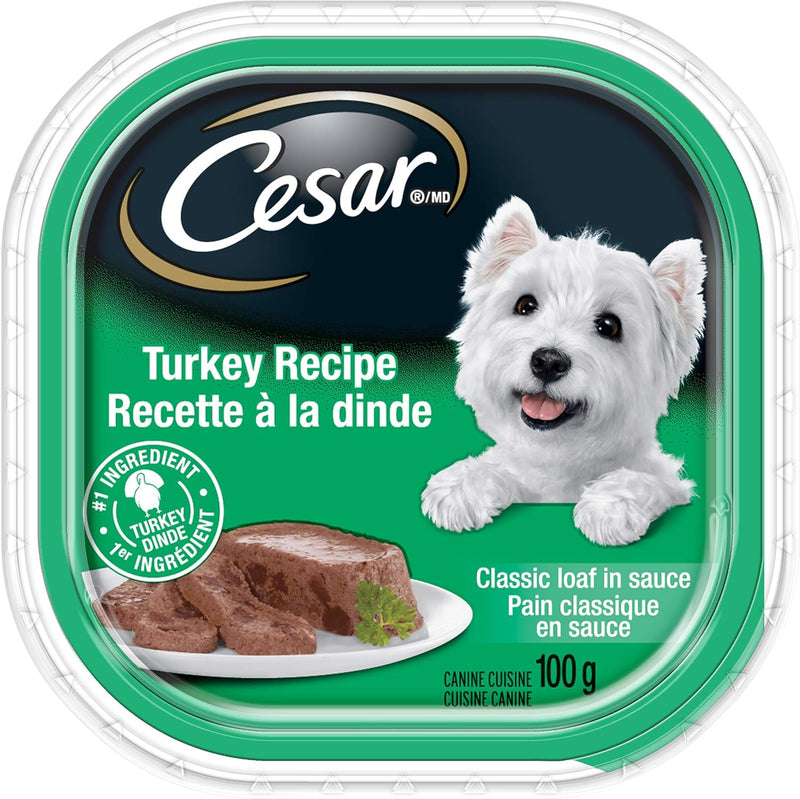 Cesar Turkey Dog Food 100g - Case of 24